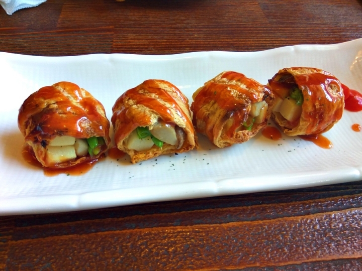 [義式料理]苗栗縣竹南鎮 i-su艾蔬食  全素食餐廳~素食窯烤披薩&燉飯食記~