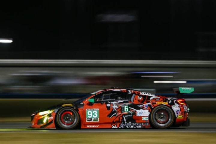 Acura NSX GT3獲得Daytona 24h GTD組別第二