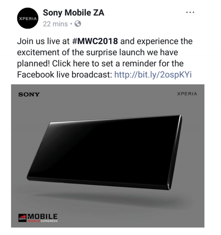 Sony 2018年旗艦 - 神秘的另一款手機