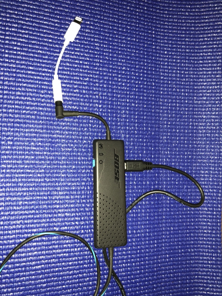 Bose QC20 轉接iphone X 出現答答答雜訊干擾