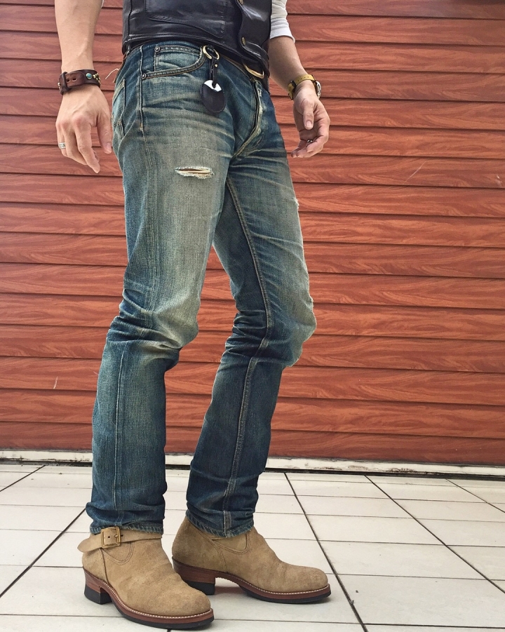 [一試上癮]Attractions Suede Engineer Boots Lot329. 麂皮工程師靴