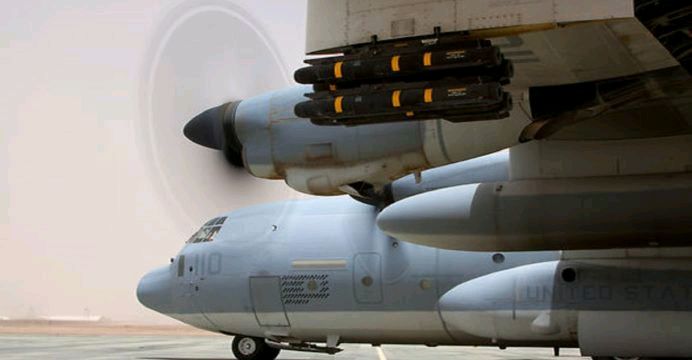 C-130打 地獄火