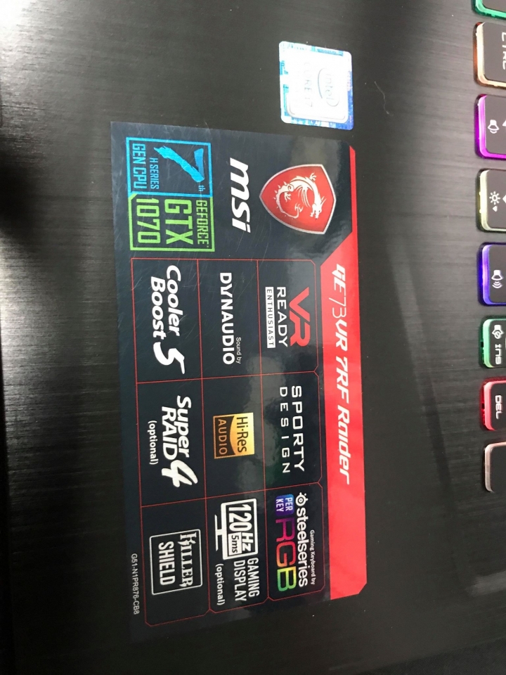 關於msi ge73vr 7rf 的出廠和耳機孔hifi和散熱問題