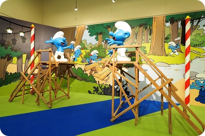 藍色小精靈愛在17特展,就在中正紀念堂等你喔。