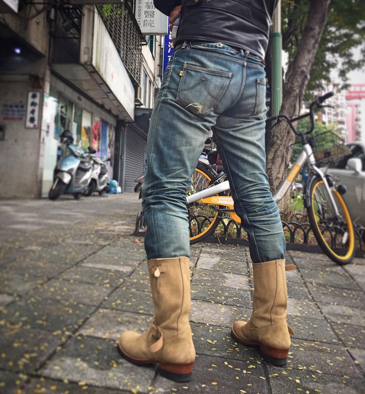 [一試上癮]Attractions Suede Engineer Boots Lot329. 麂皮工程師靴