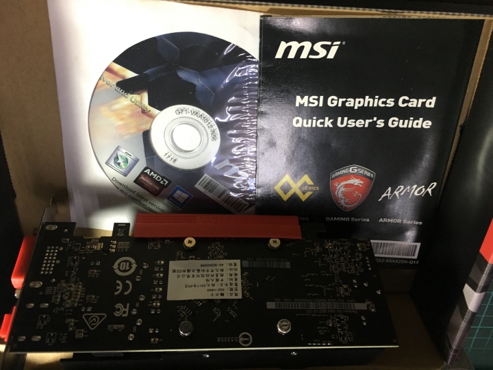 開箱 礦難受災戶 Msi Radeon-RX-550-2GT-LP-OC