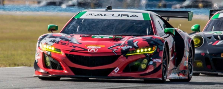 Acura NSX GT3獲得Daytona 24h GTD組別第二