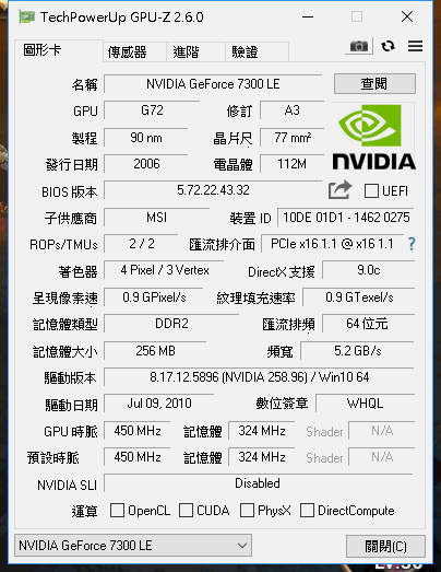 請問GPU在WIN10與GPUZ的使用率偵測?