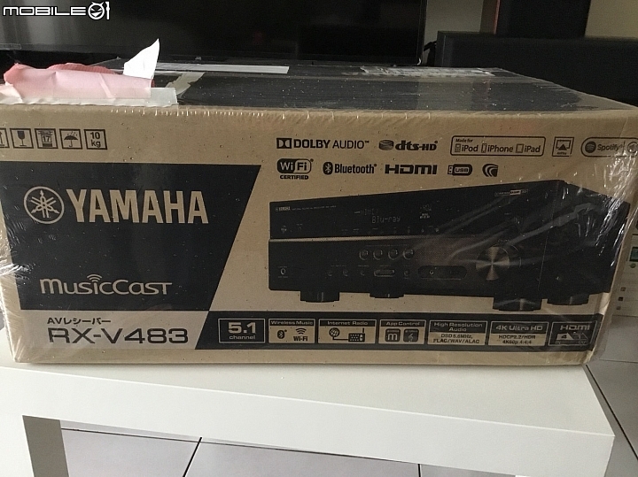 【開箱】直購來自日本亞馬遜的YAMAHA RX-V483