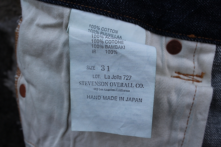 【開箱實穿分享】Stevenson overall co. 727-OSX(S.O.C La Jolla 727-OSX)