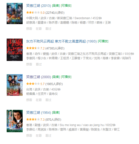 笑傲江湖2018版烂出新高度。。这个令狐冲大家觉得咋样？