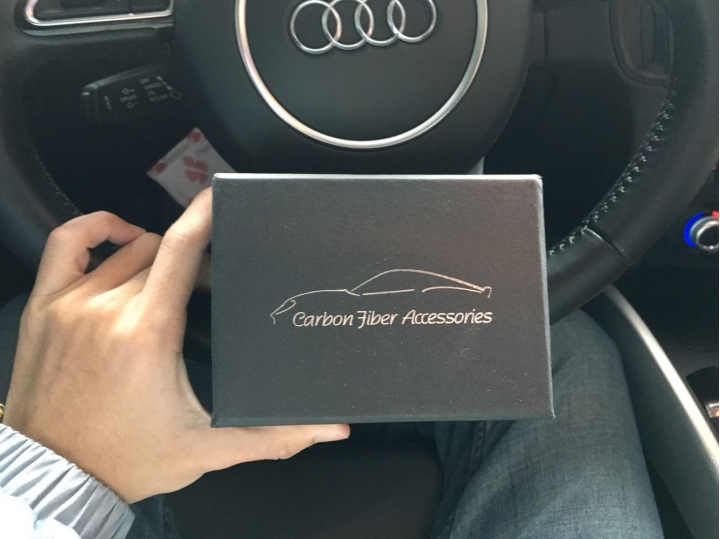 Q5 碳纖維紋路飾板