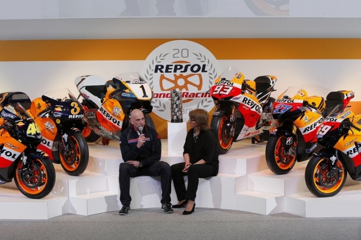 Honda和Repsol慶祝車隊成軍20周年