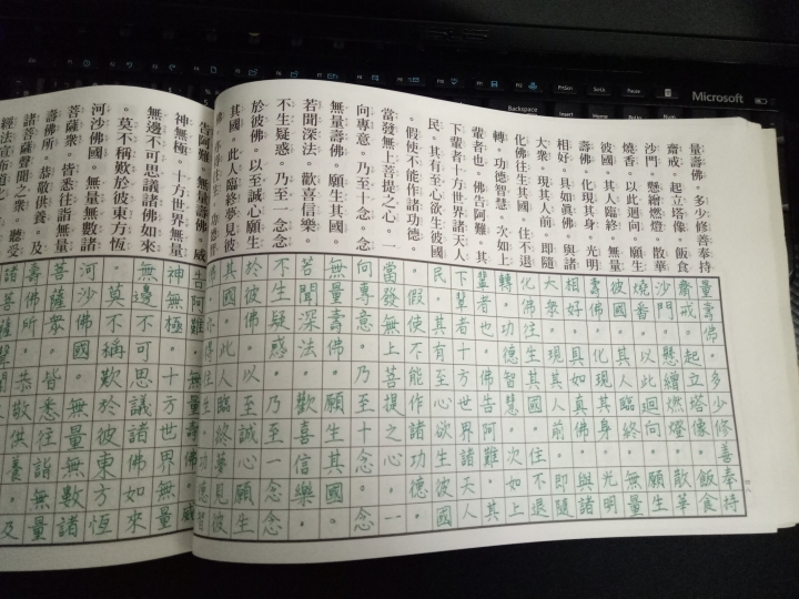 [開箱文]人生第一次助印佛經