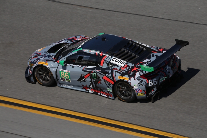 Acura NSX GT3獲得Daytona 24h GTD組別第二