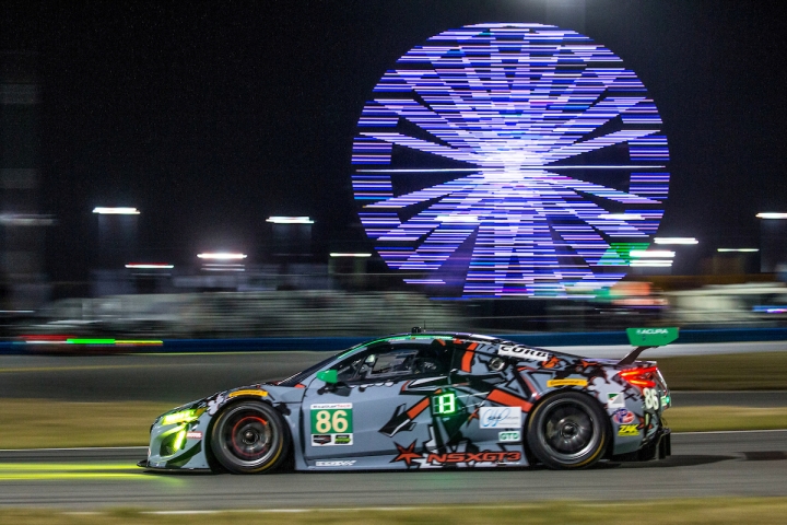 Acura NSX GT3獲得Daytona 24h GTD組別第二