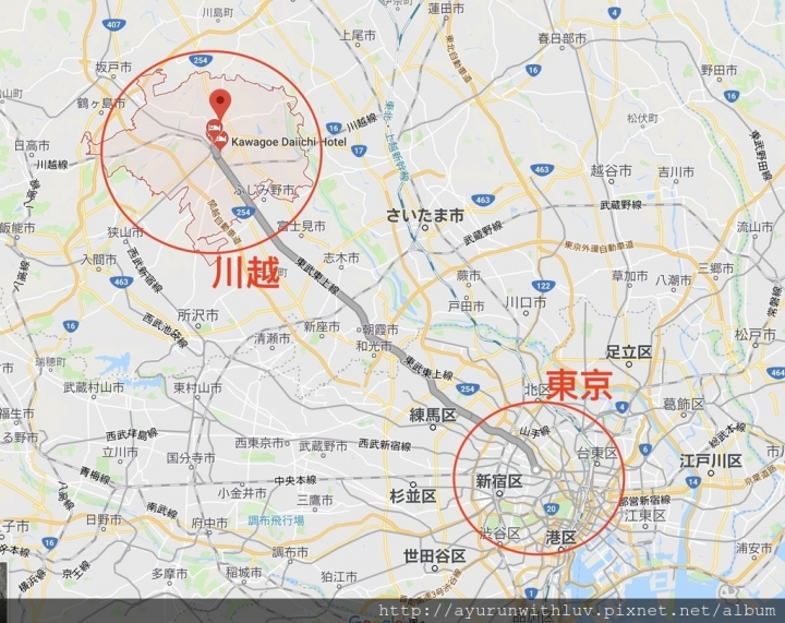 【2017冬＊日本】一個人的穿越到川越（小江戶）＊喜多院/冰川神社/赤緣筆/藏造老街吃烤飯糰/鐘樓