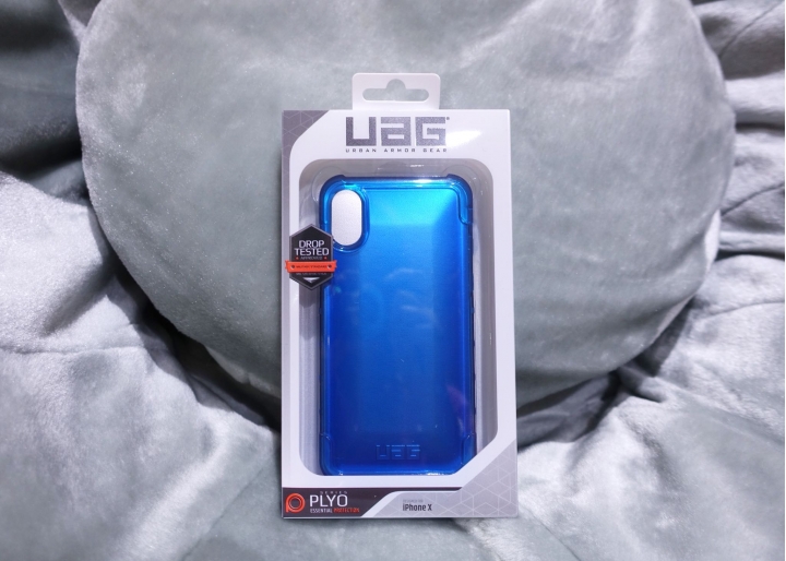 iPhoneX UAG Plyo 耐衝擊保護殼 冰川藍 開箱( *°ㅂ°)