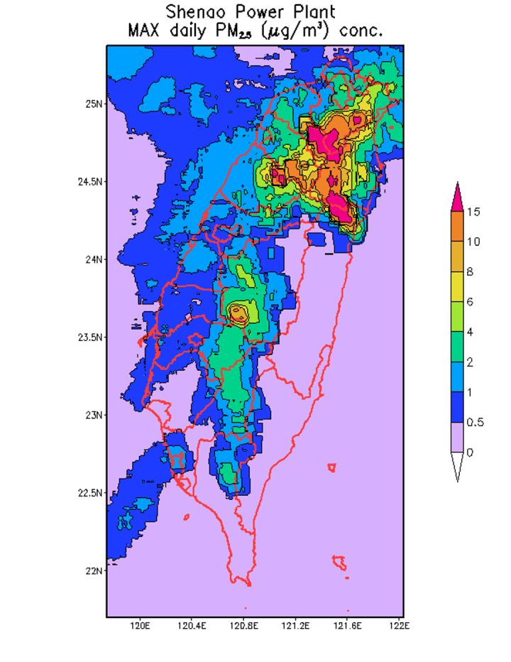 深澳電廠對新竹縣影響