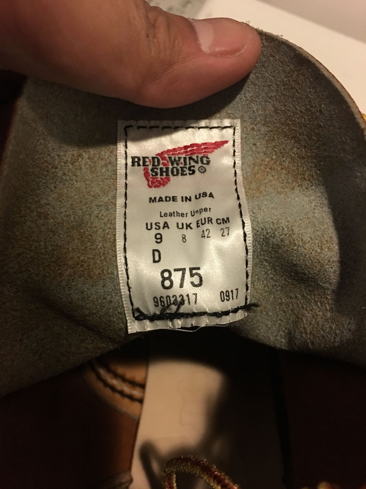 求各位大大幫我看red wing 875