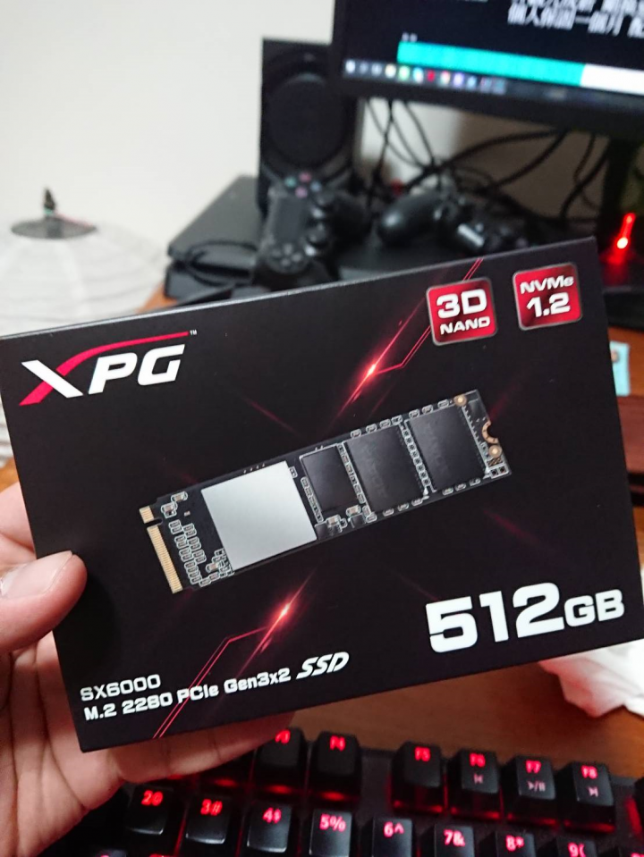 便宜的吃雞SSD XPG SX6000+XPG STORM RGB散熱開箱