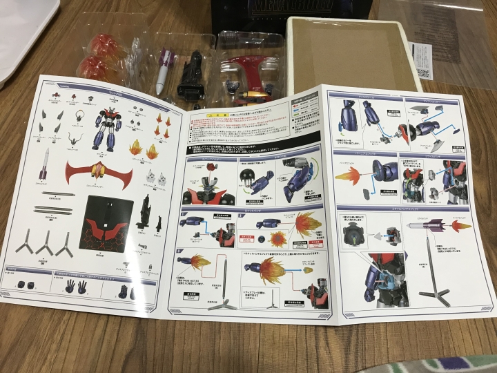 開箱~~~~~Metal Build MB合金 無敵鐵金剛 魔神Z