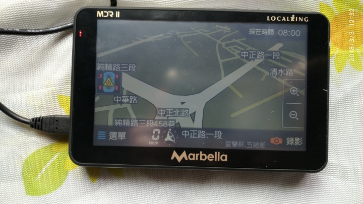 Marbella MDR II-導航+行車記錄器二合一，DIY更換電池。