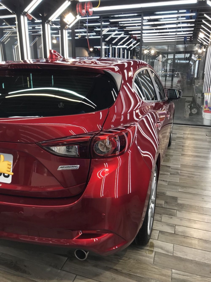 mazda3 終於交車的喜悅 鍍膜
