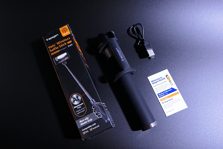 [開箱評測]韓國Spigen Velo S530W 超輕量鋁製藍牙自拍棒～質感極佳！