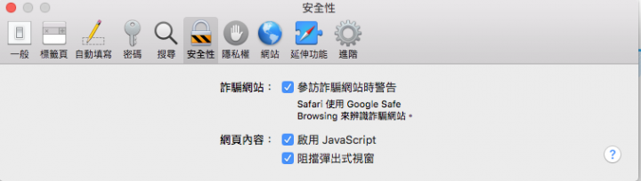 Safari 裡的 Internet 外掛模組 選項消失？！