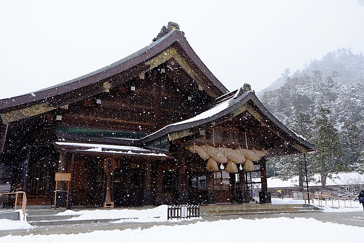 【島根】追尋通靈王主角的軌跡 大雪的出雲大社巡禮！