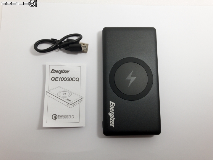 [開箱]勁量QE10000CQ行動電源 QC3.0+PD2.0+無線充電