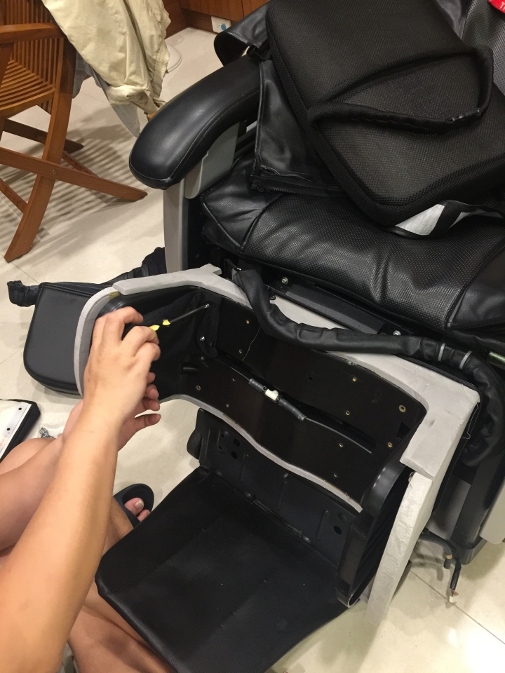 OSIM OS-7800 按摩椅氣囊修復DIY