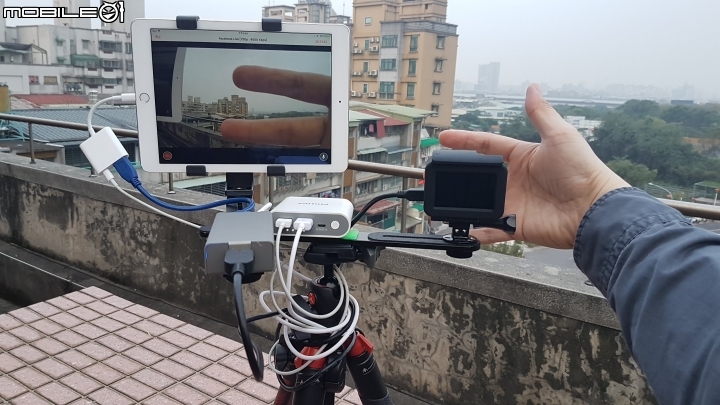 使用iPad當攝影機的螢幕及同時影音直播