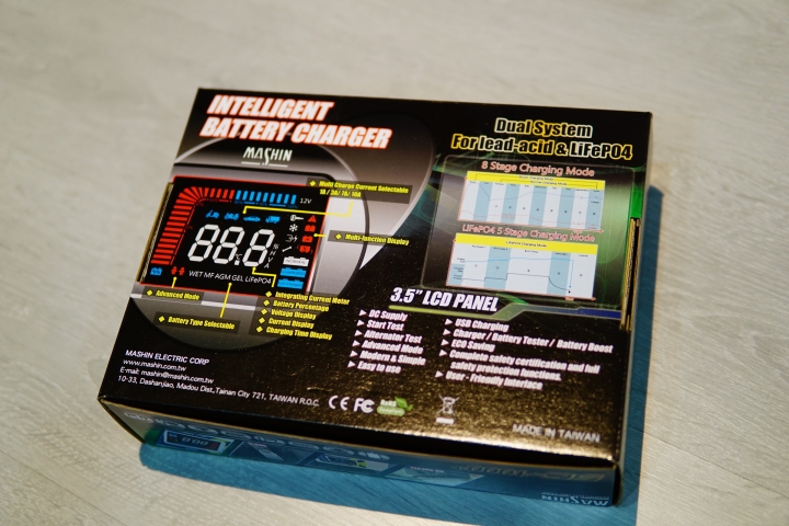 電瓶的守護神-麻新電子MASHIN SC-1000+ 智慧型(鉛酸/鋰鐵)雙模充電器開箱(圖多)