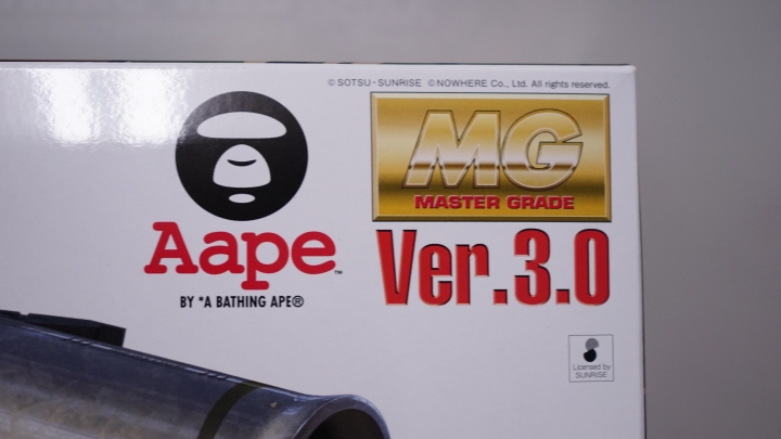 AAPE 聯名鋼彈 MG RX-78-2 3.0版開箱
