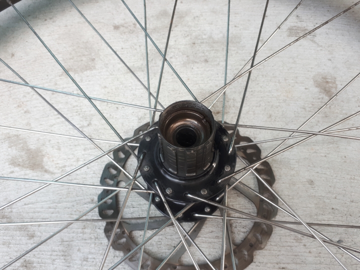 登山車飛輪做更換