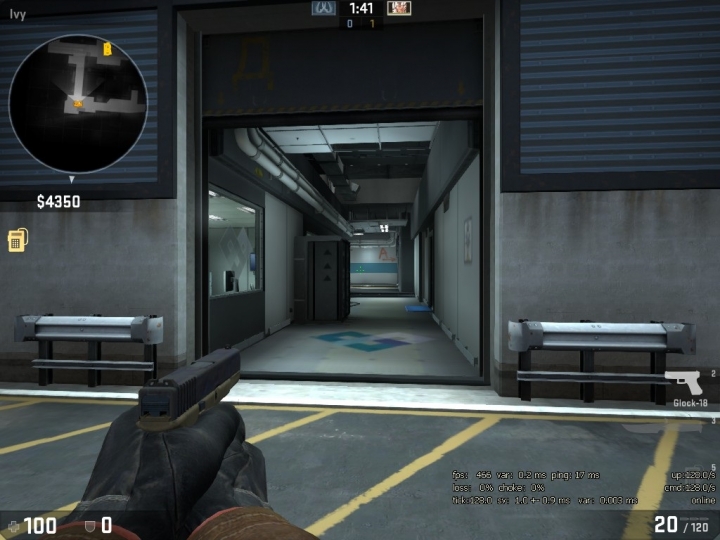 CSGO 128tick 1V電腦FPS參考看看