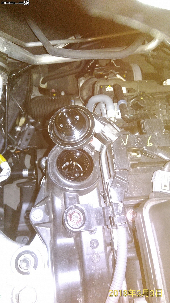 CRV5..開4967里程機油實況記錄
