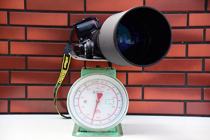 200-500mm和600mm加上1.4X比較