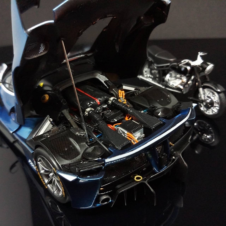 [Tamiya 1:24] 田宮 法拉利 FXX K    Ferrari FXX K  製作過程