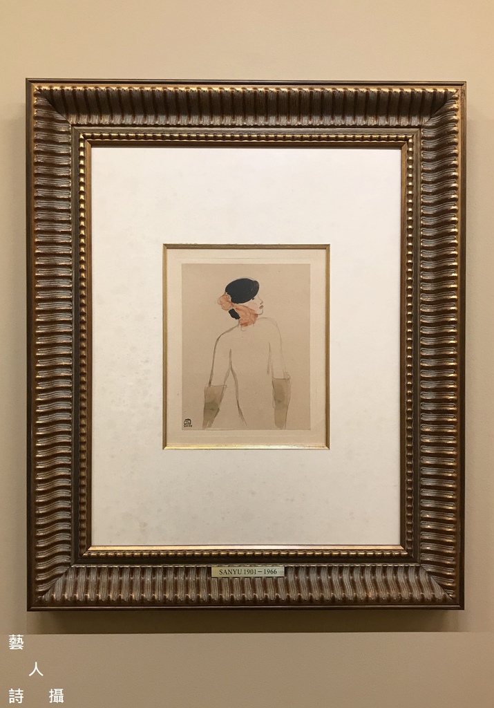 捧在手心的常玉.誠品畫廊「細看常玉」展@趣,逛藝術.藝人詩攝