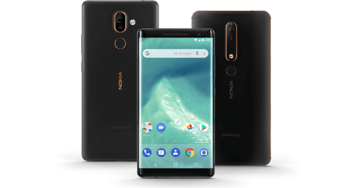 Android One (Nokia 7 Plus / Nokia 8 Sirocco / Nokia 6 2018)