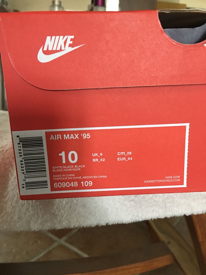 求大大幫我看看 AIR MAX 95 白