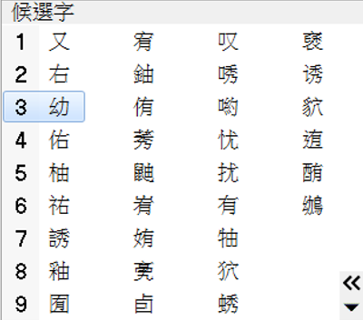 新注音輸入問題～
