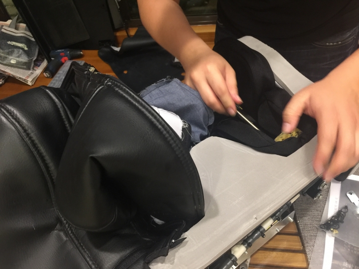 OSIM OS-7800 按摩椅氣囊修復DIY