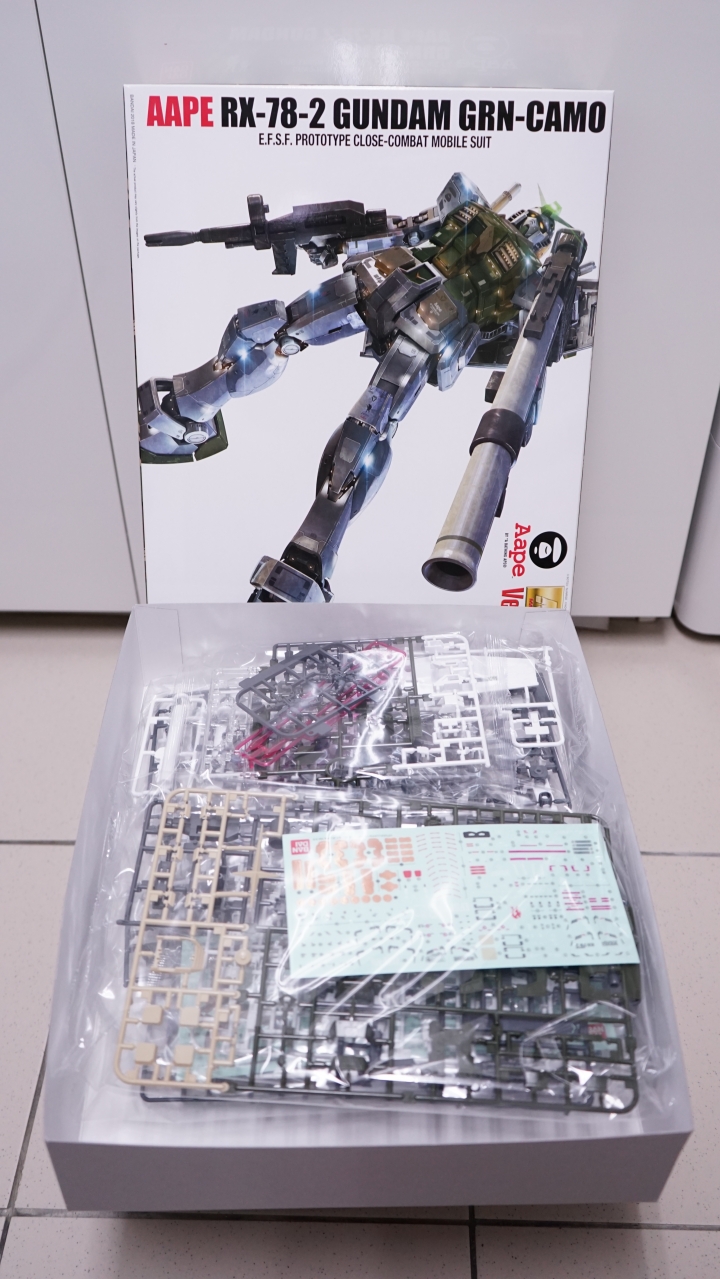 AAPE 聯名鋼彈 MG RX-78-2 3.0版開箱