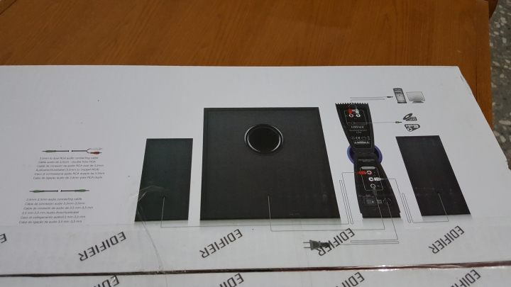 Edifier C2V 喇叭簡易開箱分享