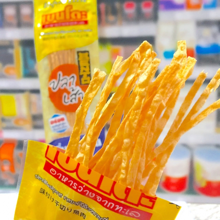 #分享 超~~~長烤魚香絲