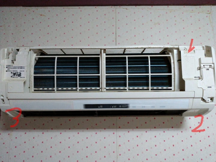 拆國際牌室內機GX25問題